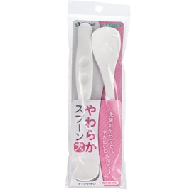 Why use? Soft Spoon, Large, White, 2 Pieces