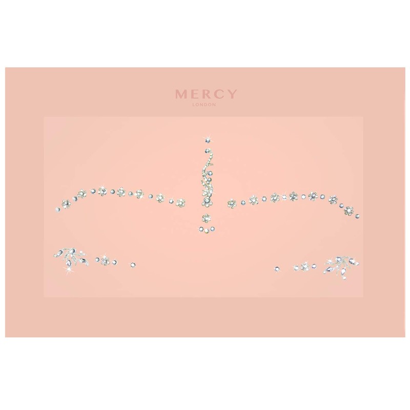 Gwen Silver Bindis ✮ MERCY LONDON Crystal Indian Bindi Face