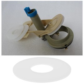 Briny River 6Pcs Flush Valve Seal Flush Valve Silicon Seal Sealing Gasket Replacement Compatible with TOTO THU128 9BU001ER 9x3.5x0.3cm White