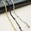 JSEA 4 5mm Stainless Steel Chain Bracelet Twist Rope Bracelet