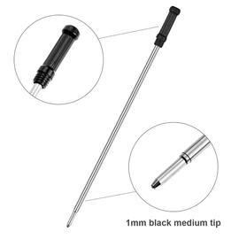 5 x Black Ink Pen Refills for Cross Ballpoint Pens, 11.6cm Black Ballpoint Pen Refills Compatible with Cross 8513 Ballpoint Pens, Medium Size Tip (5)