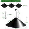 19 inch Squirrel Baffle for Bird Feeder Pole, Squirrel Proof
