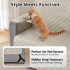 ROFASVCO Waterproof Couch Cover for Sectional Sofa 6PCS L Shaped