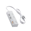 Elecom T-IS01-2310WH Power Strip with Switch 3.3 ft (1 m)