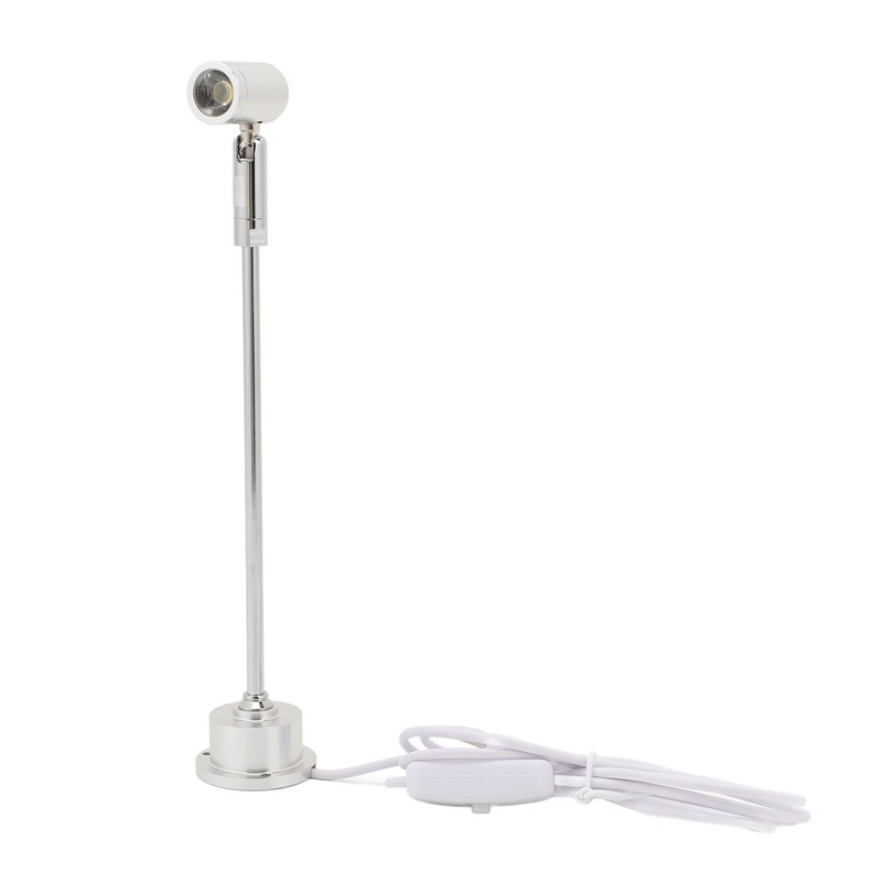 Standing Cabinet Spotlight USB LED Aluminum 1W Adjustable Head Jewelry