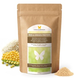 1 kg Rice & Peas Protein 7:3, 83.8% Protein, No Additives, 70% Rice Protein & 30% Pea Protein, Naturally Vegan, No Soy, Tasteless (1000 g)