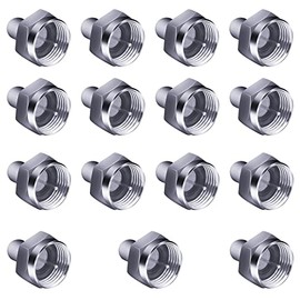 Coax Cap Cover 15 Pcs F Type 75 Ohm Terminator Coaxial Terminator Caps for Ports on Splitter, AMP, Coaxial Cable, TV Antenna, Wall Plates, Booster Fanbalunke