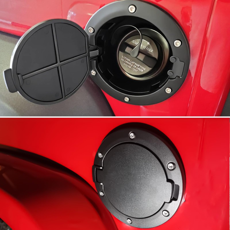 MuHize Fuel Filler Door Locking Gas Tank Cap Cover for