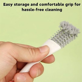 Toolzia Bird Cage Cleaning Brush Set Poop Remover Scrubber Tool for Bird Cages and Perches