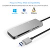 Rytaki USB3.0 Card Reader, 6 in 1 Aluminum USB3.0 Card