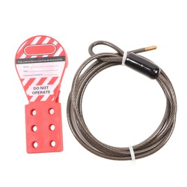 Tagout Cable Lock Rugged Reliable Rustproof 6 Hole Stainless Steel Cable Lockout for Industrial Valves