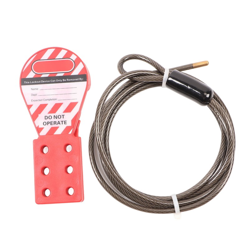 Tagout Cable Lock Rugged Reliable Rustproof 6 Hole Stainless Steel