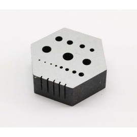 Generic Replacement for Hexagonal Anvil Bench Block Staking Riveting Drilling Tool Clocks Watch Hex