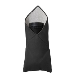 SEABABOO Swaddling Cloth Camera Protective Cover 45 x 45 cm Camera Swaddling Cloth Foldable Camera Lens Protective Cover Anti-Bumping Anti-Friction Protective Wrap for Photography Equipment, black, M,