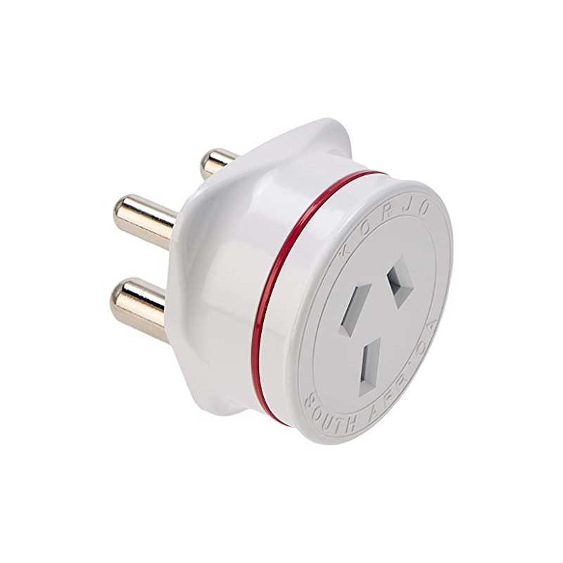 Korjo South Africa Travel Adaptor, for AU/NZ Appliances, use in
