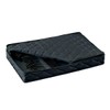 LAMINET Quilted Dinnerware Storage Case (Flatware, Black A)