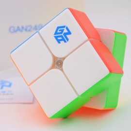 Bukefuno GAN 249 V2 2x2 Puzzle Magic Cube 2x2x2 GAN249 V2 Speed Cube Stickerless