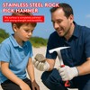 12 PCS Geology Rock Hammer Kit, 24oz Rock Pick Hammer,