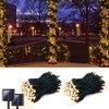 2 Pcs Long Solar String Lights Total 82FT 200LED Waterproof