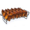 KUNANG BBQ Rib Racks for Smoking,Turkey Roasting Rack Roast Rack