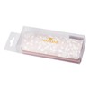 Narumi Pearl NA-6 Glasses Case, Pink, Hard, Magnetic, Floral Pattern