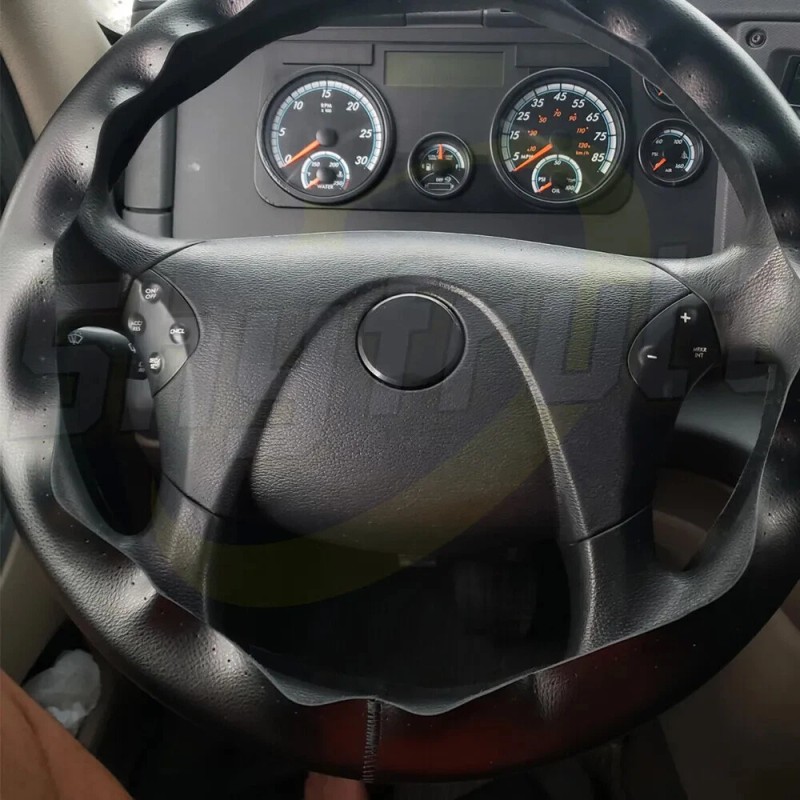 SHYFRULT For 2013-2018 Dodge Ram 1500 2500 3500 -Leather Wrap-Steering