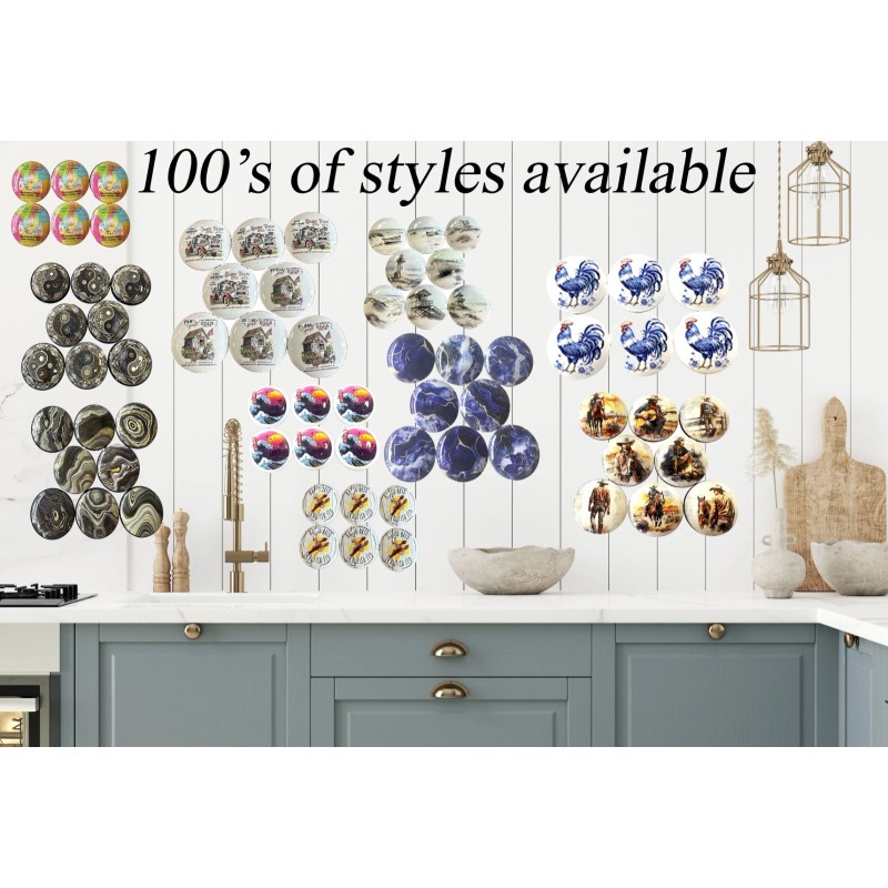 Twisted R Design Cabinet and Drawer Knobs, Set of 6