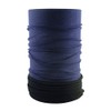 Headloop Polar Extra Long Black Blue Microfibre Fleece Tube Scarf