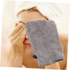NOLITOY 3Pcs Makeup Remover Gloves Facial Cleaning Mitts for Gentle