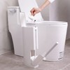 COMODID Slim Bathroom Trash Cans with Lid 4.4 Inches Wide/0.7