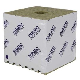 Grodan Pargro Rockwool Grow Blocks Cubes 6 x 6 x 6 in w/ Hole Set of 4