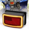 MOVOTOR ATV Tail Light with DRL US Flag Design Brake