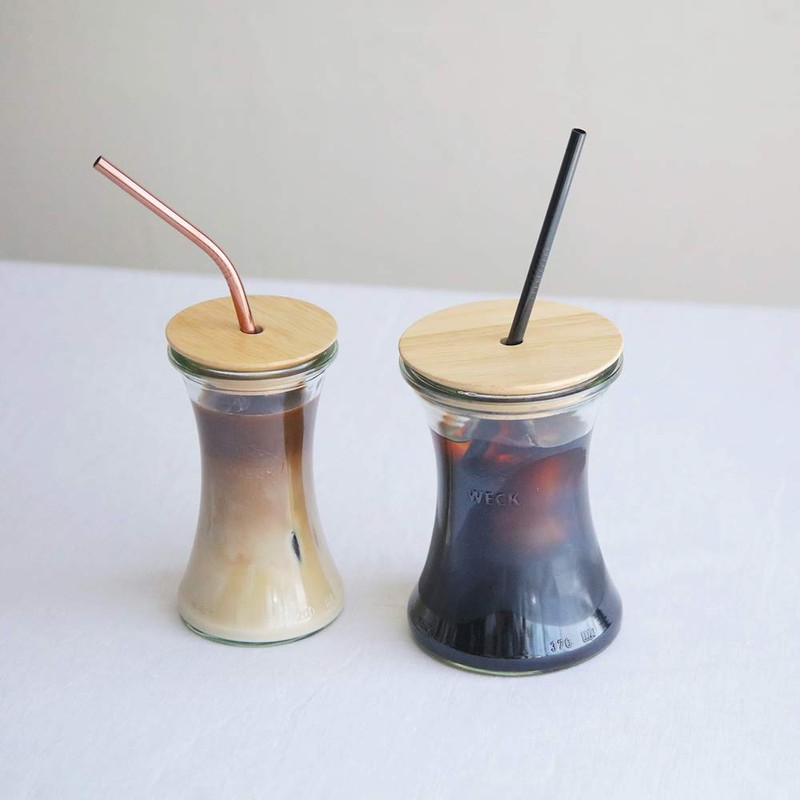 Weck Flat Top Wood Lid w/HOLE M WW-024M Natural