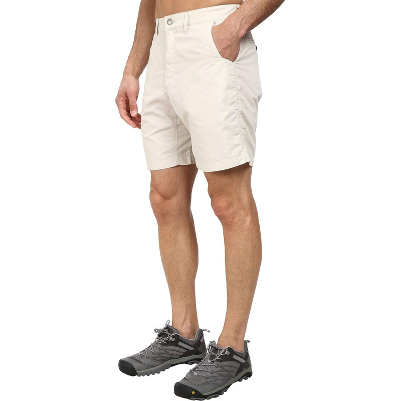 Mountain Khakis Men's Poplin Short Relaxed Fit, Oatmeal, 44 x