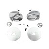 Lskioer 2Pcs Hood Pins Twists Locks Fits for Oldsmobile Cutlass