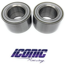 Iconic Racing Both Front Wheel Bearings Compatible with 04-24 Polaris Ranger 400 500 570 2x4 4x4 6x6 Crew Midsize EFI