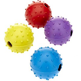 Classic Rubber Pimple Ball With Bell 4.5Cm