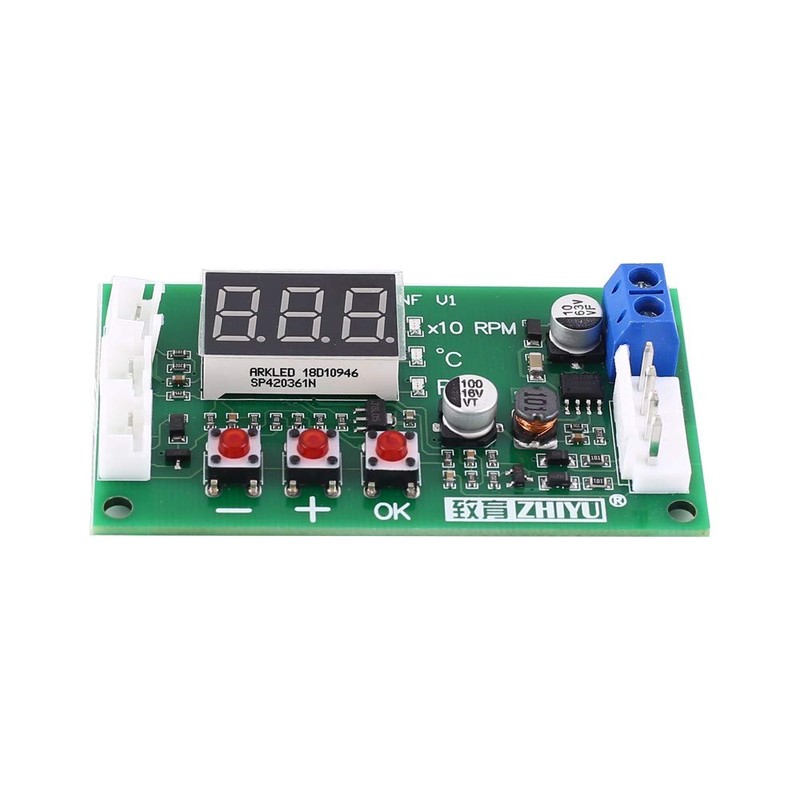 Driver Module, DC 12/24/ 48V PWM 4 Wires Fan Temperature
