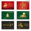 24pcs Cute Merry Greeting Cards with Elegant Envelopes for Holiday