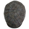 WEROR WEROR-433.1 Men's Flat Cap with Peak, Checked Hat with