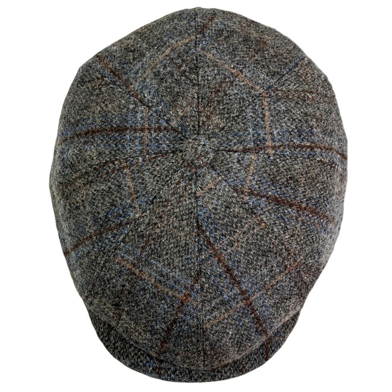 WEROR WEROR-433.1 Men's Flat Cap with Peak, Checked Hat with