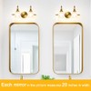 Ditoon Brass Vanity Light, Farmhouse Brushed Gold Bathroom Light Fixtures,