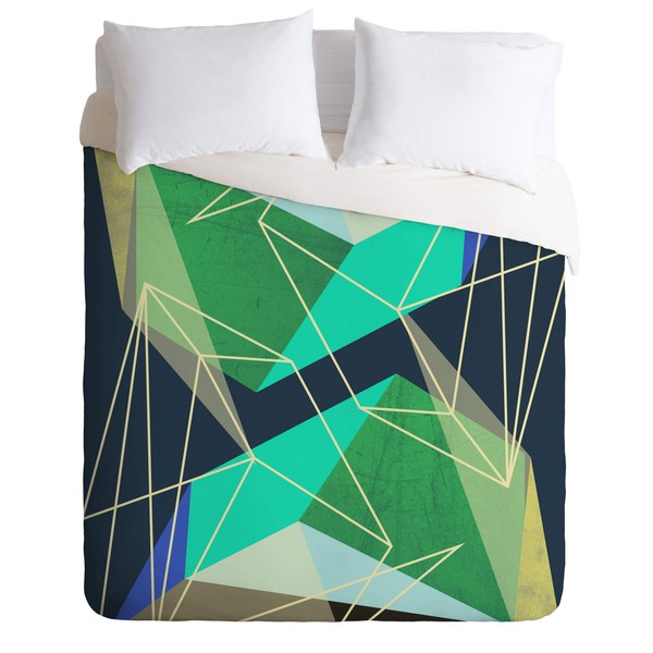 Society6 Susana Paz Colorblock Vi Duvet Cover Set with Pillowcase(s),