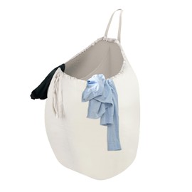 MCleanPin 87L Washable Laundry Bag with Handles,Travel Laundry Bag with Build in Divider,Laundry Bag for Camp and Sorting