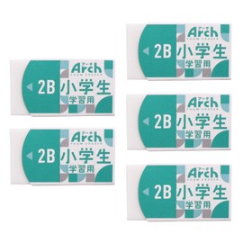 Sakura Crepas Eraser for Arch Elementary School Students, Green, 5 Pieces RAF100G-GR(5)