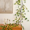 Waipfaru 7.2FT Prelit Christmas Garland with Lights, Lighted Cedar Garland