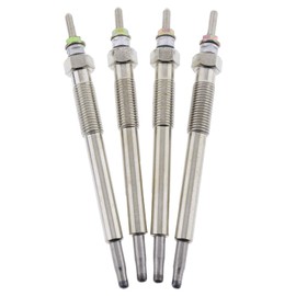 FridayParts 4 Pcs Glow Plugs 6684850 for Bobcat S130 S150 S160 S175 S185 S205 S510 S530 T110 T140 T180 T190