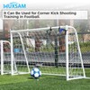 2Pcs Soccer Top Bins Target Net, 60cm/23.6in Black Fold-able Football