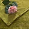 Roslynwood Luxury Gold Foil Print Olive Green Velvet Curtains 108