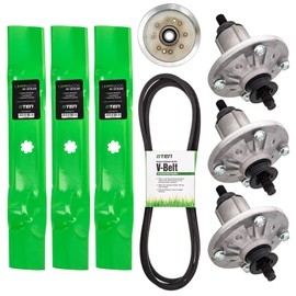 8TEN Deck Rebuild Kit for John Deere 48 inch X166 Tractors Blade Spindle Belt Idler AUC15811